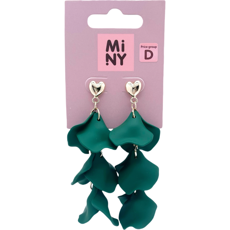 Korvakorut Miny kukka tummanvihreä