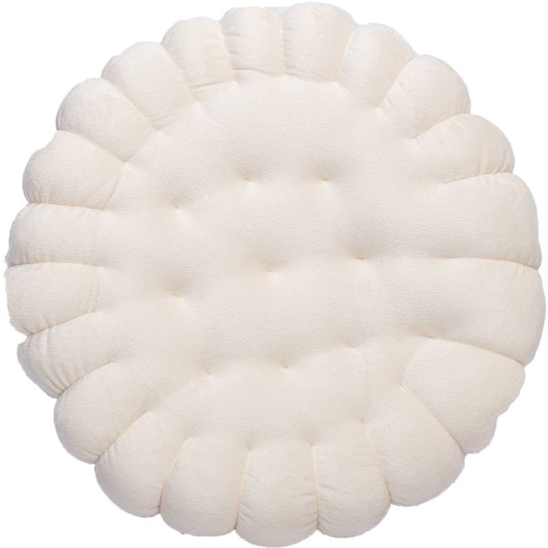 Istuintyyny Miny 40 cm Sametti luonnonvalkoinen