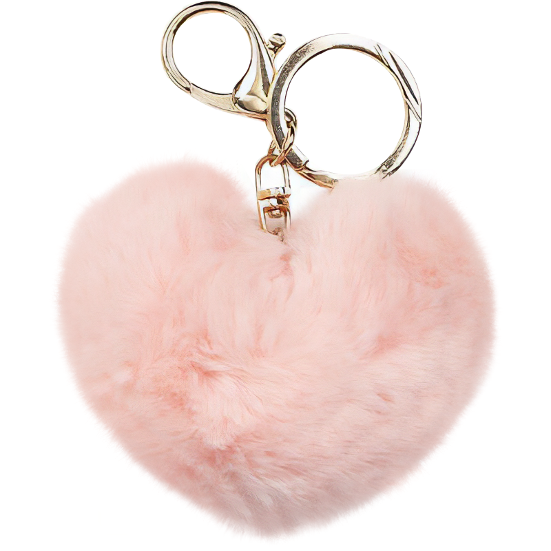 Avaimenperä Miny Pompom sydän