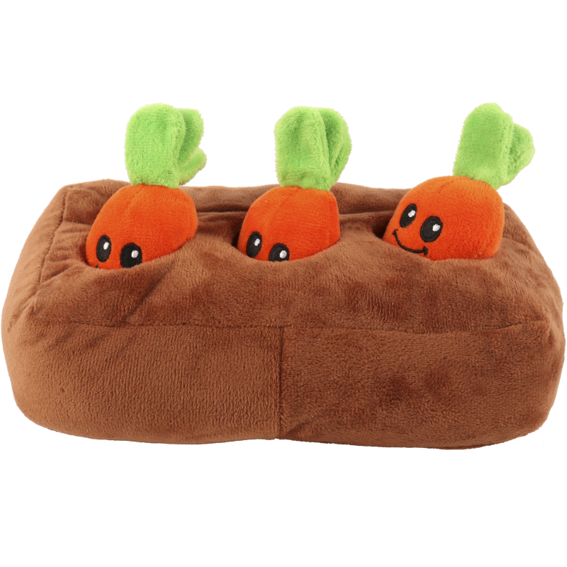 Koiranlelu Real Dog Farms Harvest porkkanapenkki + 3 porkkanaa