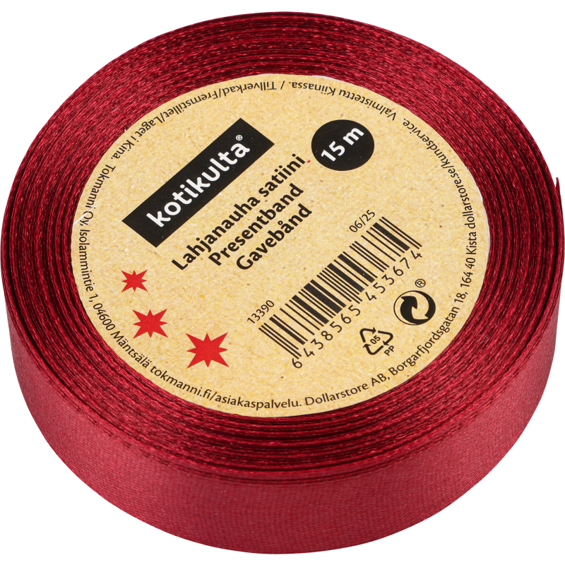 Lahjanauha Kotikulta 20 mm x 15 m satiini