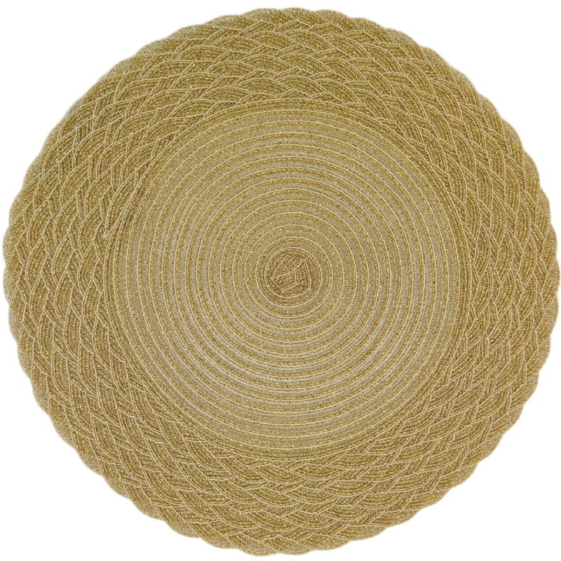 Pöytätabletti Kotikulta 38 cm pitsireunus kulta