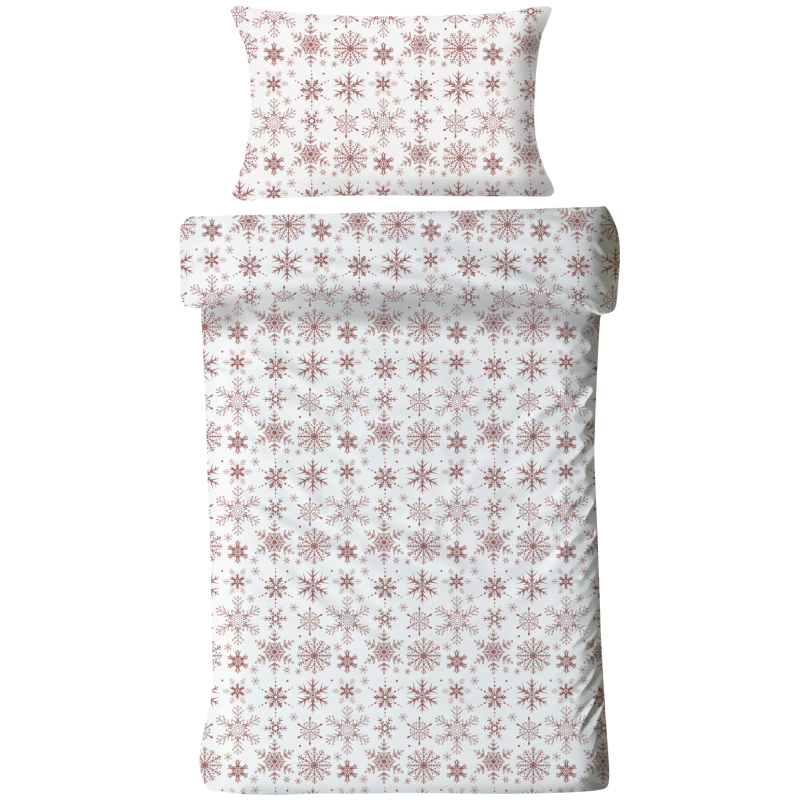 Pussilakanasetti Kotikulta 150 x 210 cm Snowflake