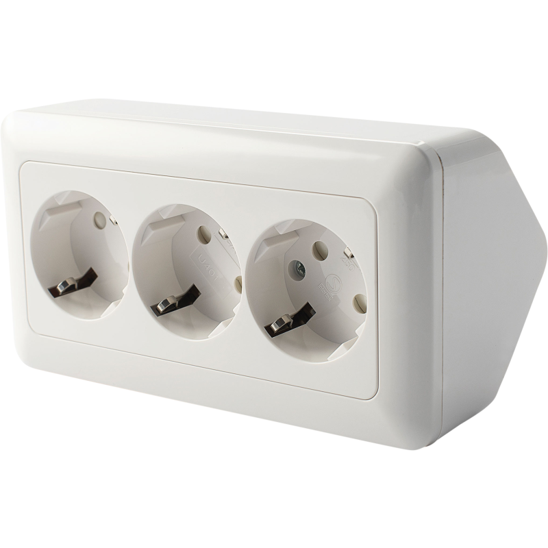 Pistorasia 3-osainen kulma