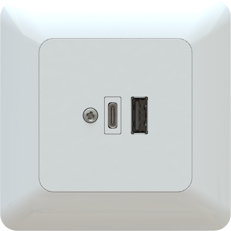 Pistorasia USB-C/USB-A