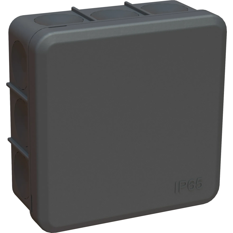 Jakorasia IP65 105 x 105 x 38,5 mm musta