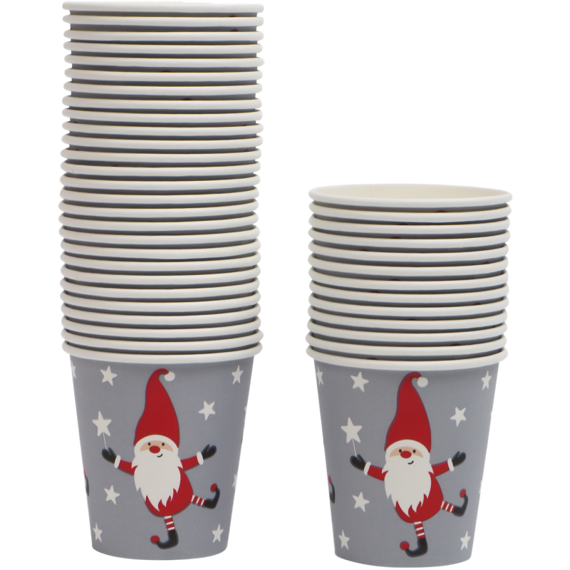 Kartonkimuki Kotikulta 2 dl 20 kpl Tonttu harmaa