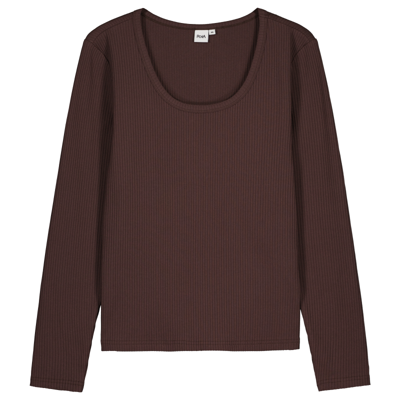 Naisten pitkähihainen ribbitrikoopaita Pola Jenna