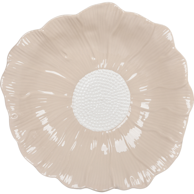 Kukkalautanen Kotikulta 30 cm beige