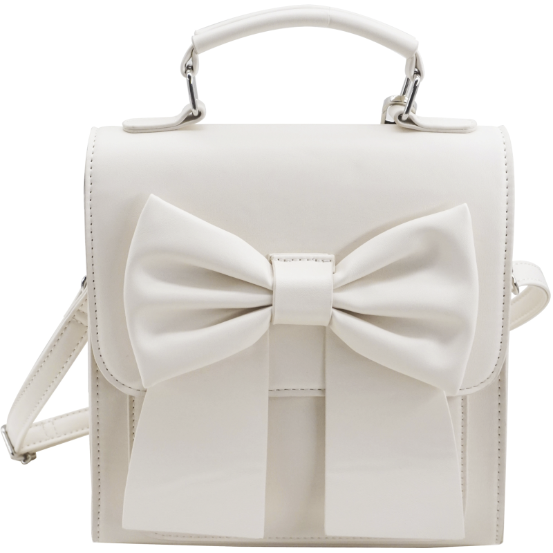 Laukku/reppu Miny rusetti luonnonvalkoinen