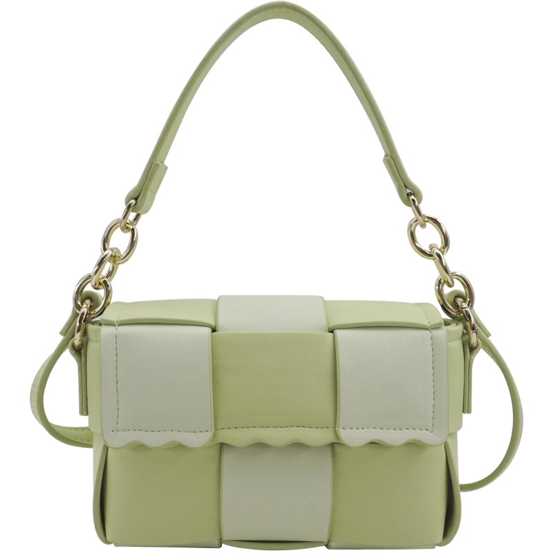 Käsilaukku Miny ruutu vihreä