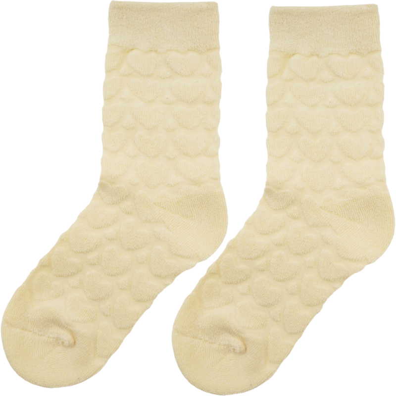 Sukat Miny 37/39 sydän keltainen