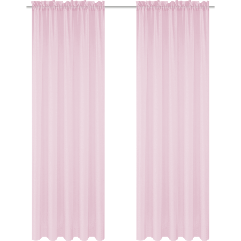 Verho Kotikulta 2 kpl 135 x 220 cm Tuuli vaaleanpunainen