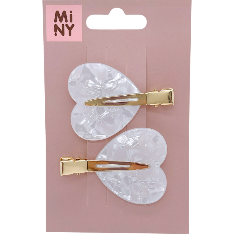 Hiuspinni Miny 2 kpl sydän