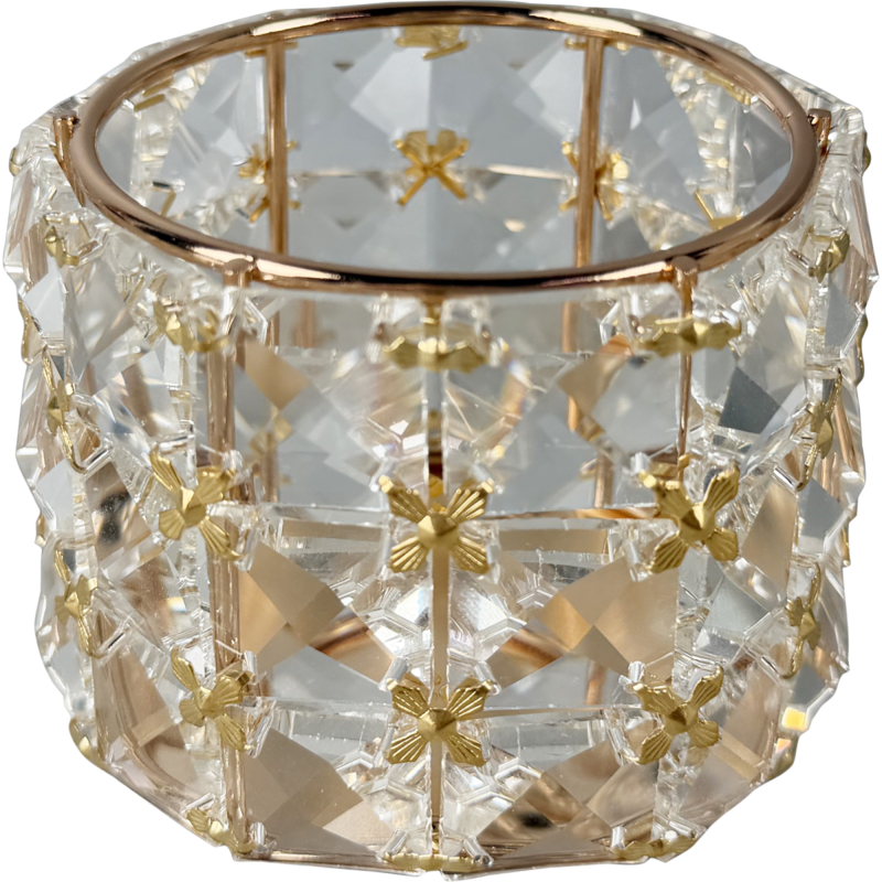 Lämpökynttilälasi Kotikulta 10 x 7,5 cm kulta