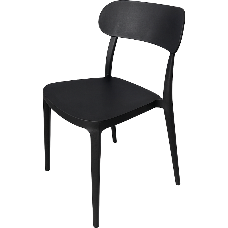 Tuoli Parco Bellino, musta