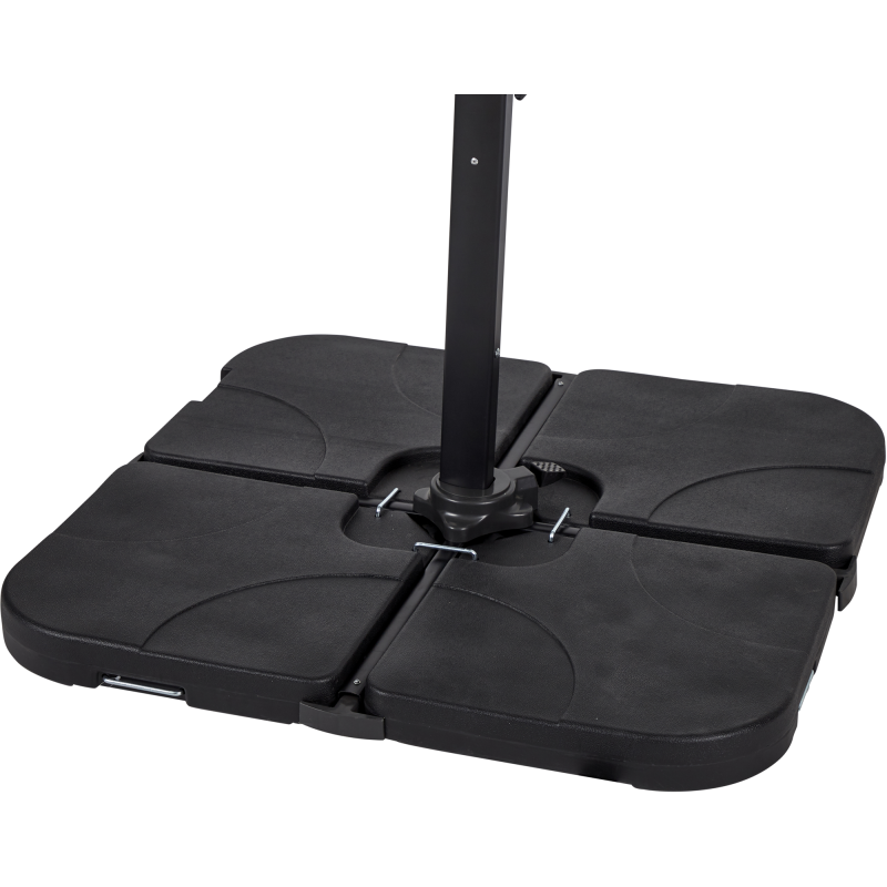 Varjonjalka täytettävä Parco 4-osainen