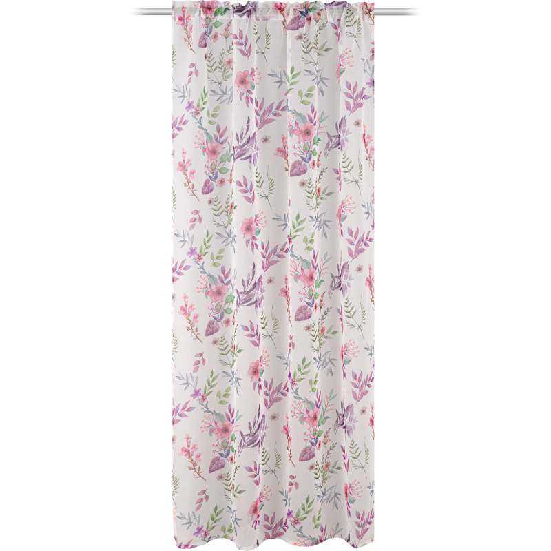 Verho Kotikulta 135 x 240 cm Kesäkukat moniväri