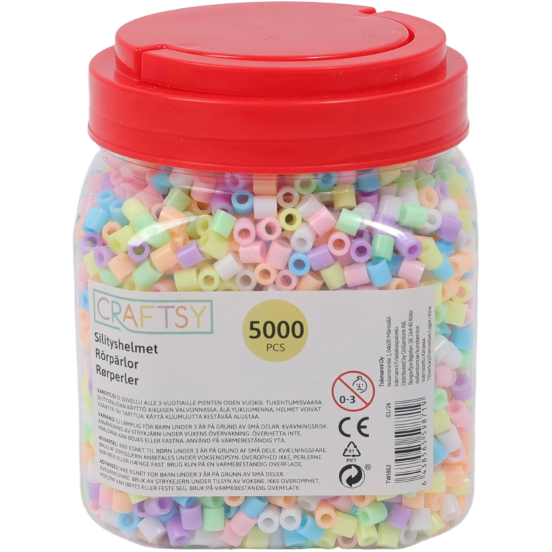 Silityshelmet Craftsy 5000 kpl pastellivärit