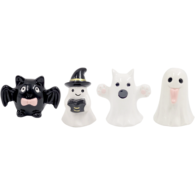 Koristehaamu Happy Halloween 7 cm söpö