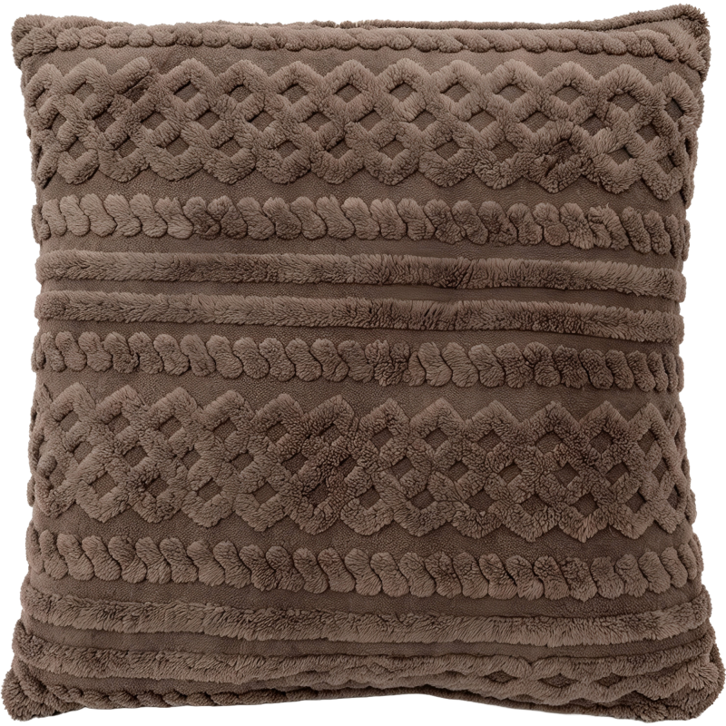 Koristetyyny Kotikulta 50 x 50 cm Softie ruskea