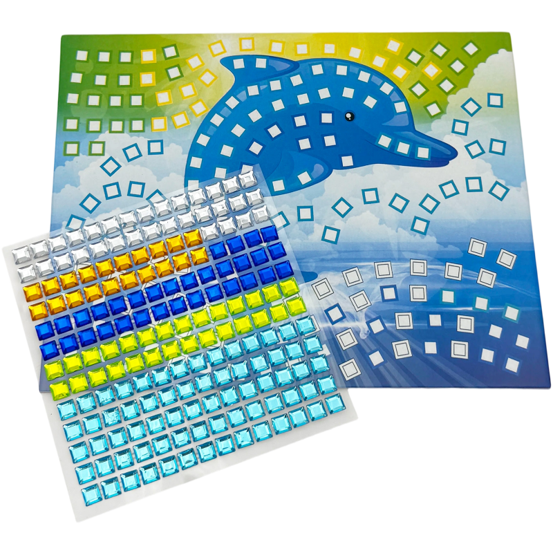 Askartelusetti Craftsy mosaiikkitarra delfiini
