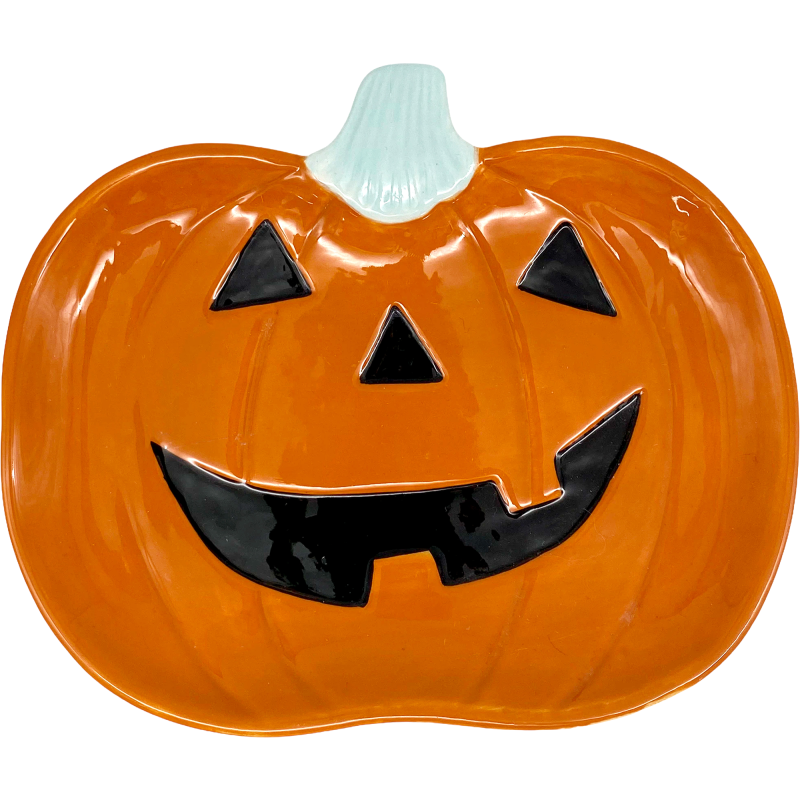 Lautanen Happy Halloween 21 cm kurpitsa