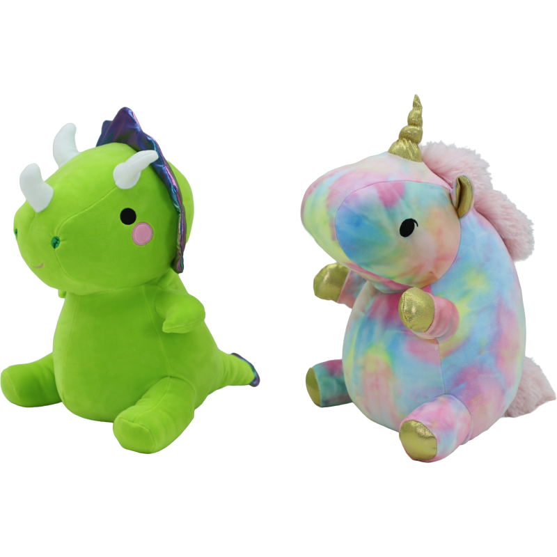 Pehmo Peuhu 36 cm dinosaurus ja yksisarvinen