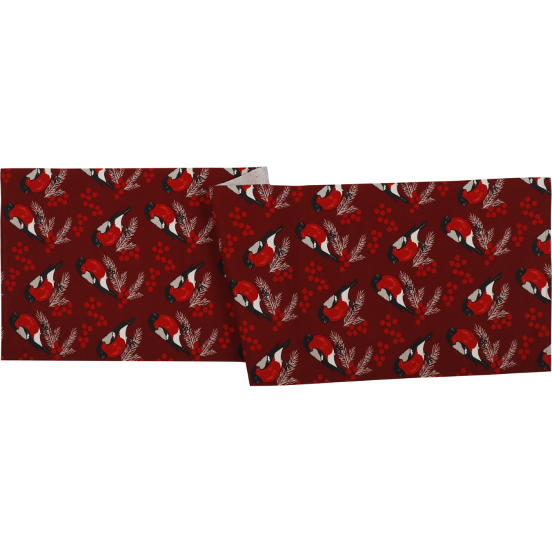 Kaitaliina Kotikulta 40 x 140 cm Punatulkku