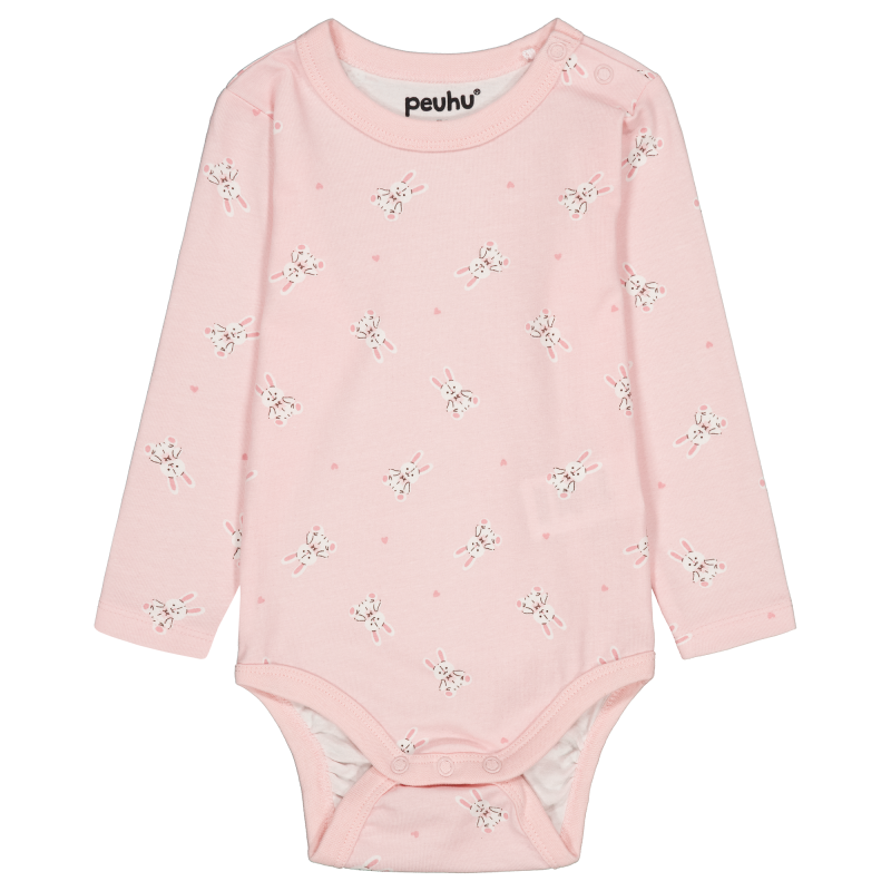 Vauvan pitkähihainen body Peuhu Happy