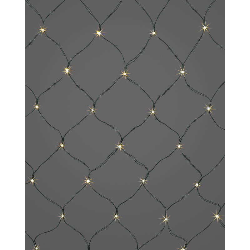 LED-valoverkko 2 x 2 m 192 LED LV, vihreä johto