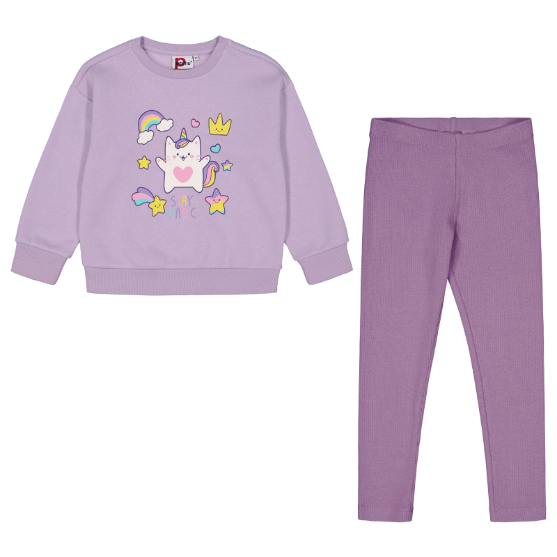 Lasten collegepuku Peuhu Yona + Ramiila Unicorn