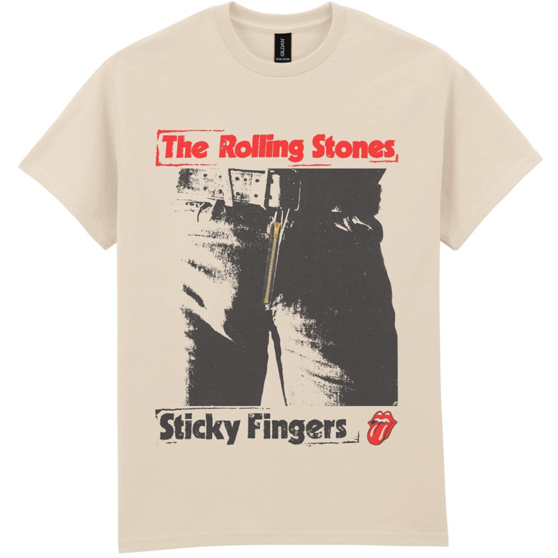 T-paita Rolling Stones Sticky fingers Tongue