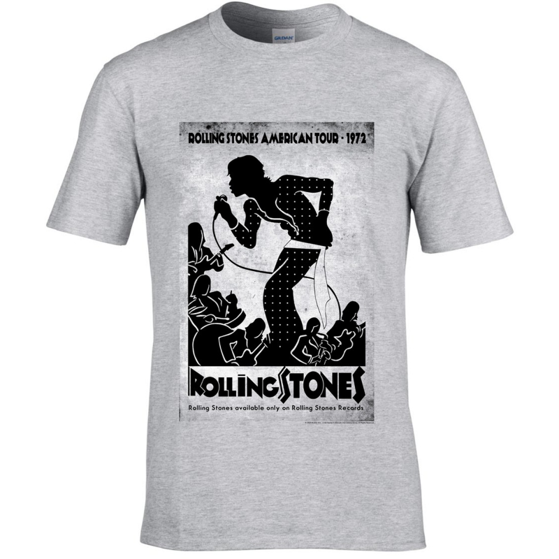 T-paita Rolling Stones American Tour 1972 Silhouette