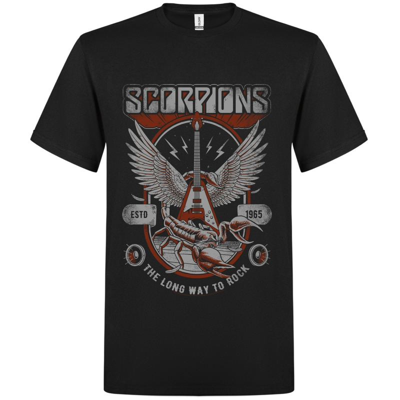 T-paita Scorpions The long way to rock
