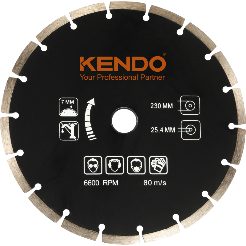 Timanttilaikka Kendo 230 x 25,4 mm segmentti