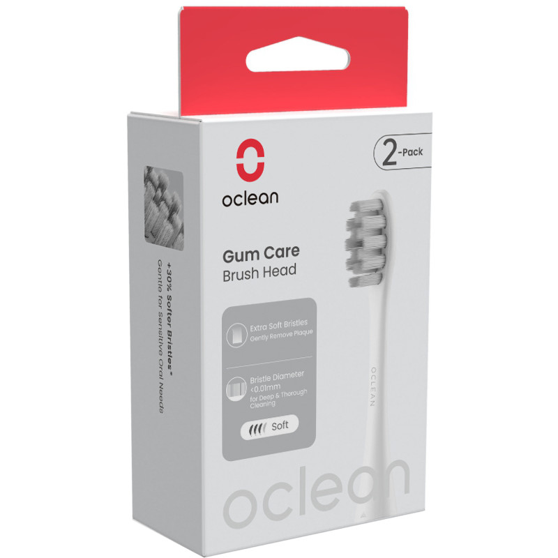 Vaihtoharja Oclean Gum Care 2 kpl, valkoinen