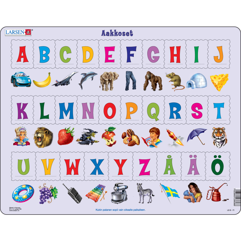 Palapeli Larsen 26 palaa Aakkoset Maxi