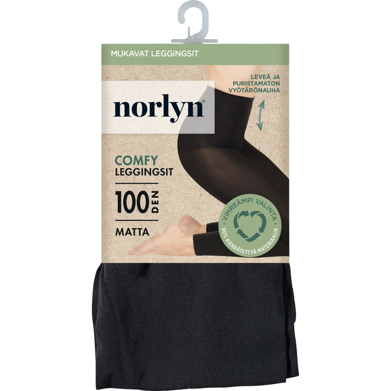 Naisten leggingsit Norlyn Comfy 100 den
