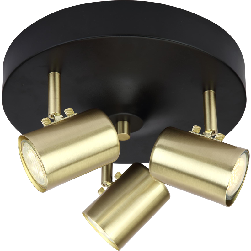 Kattospotti Aneta Lighting Balder 3-os pyöreä