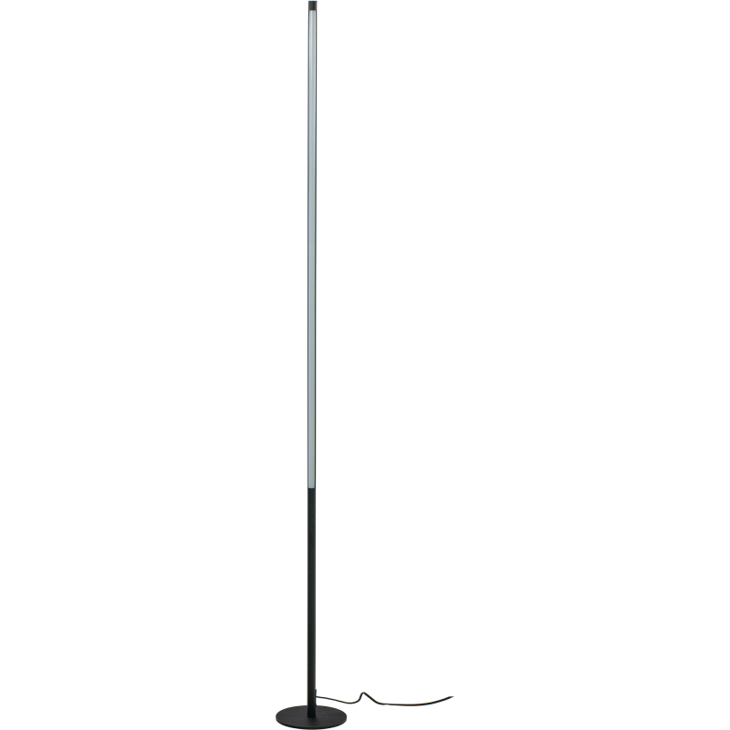 LED-lattiavalaisin Aneta Lighting Stecco, musta