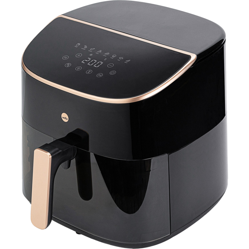 Kiertoilmakypsennin Wilfa Airfryer AFD-80SPLIT musta/ruusukulta