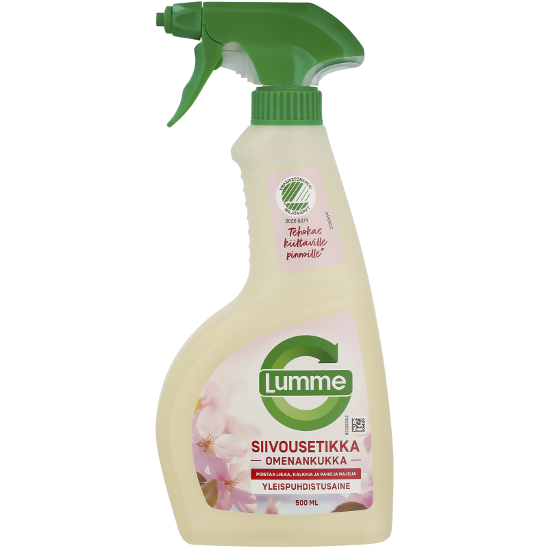 Siivousetikka Lumme 500 ml omenankukka