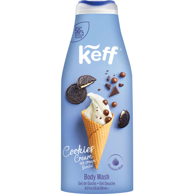 Suihkusaippua KEFF 500 ml Cookies and Cream