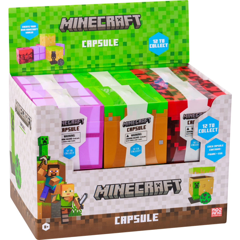 Hahmo Minecraft kapselissa