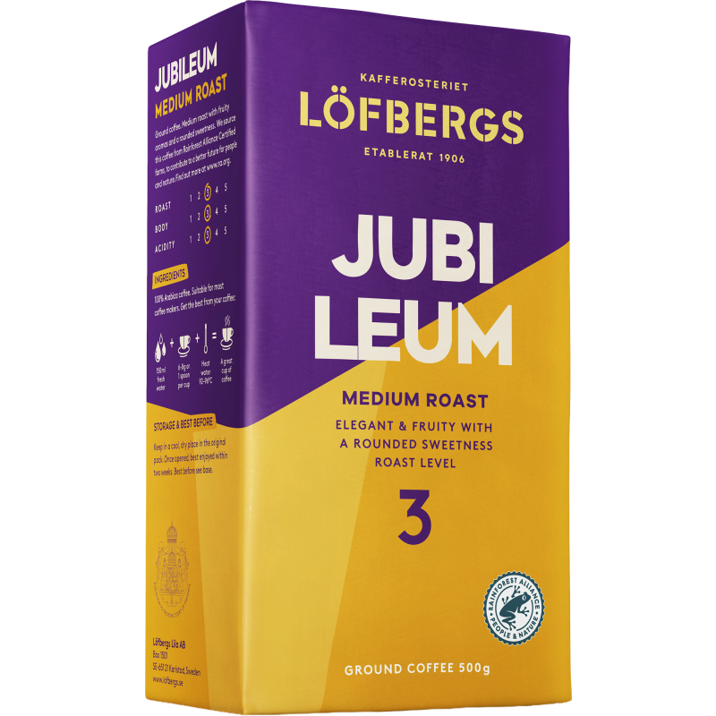 Suodatinkahvi Löfbergs 500 g Jubileum