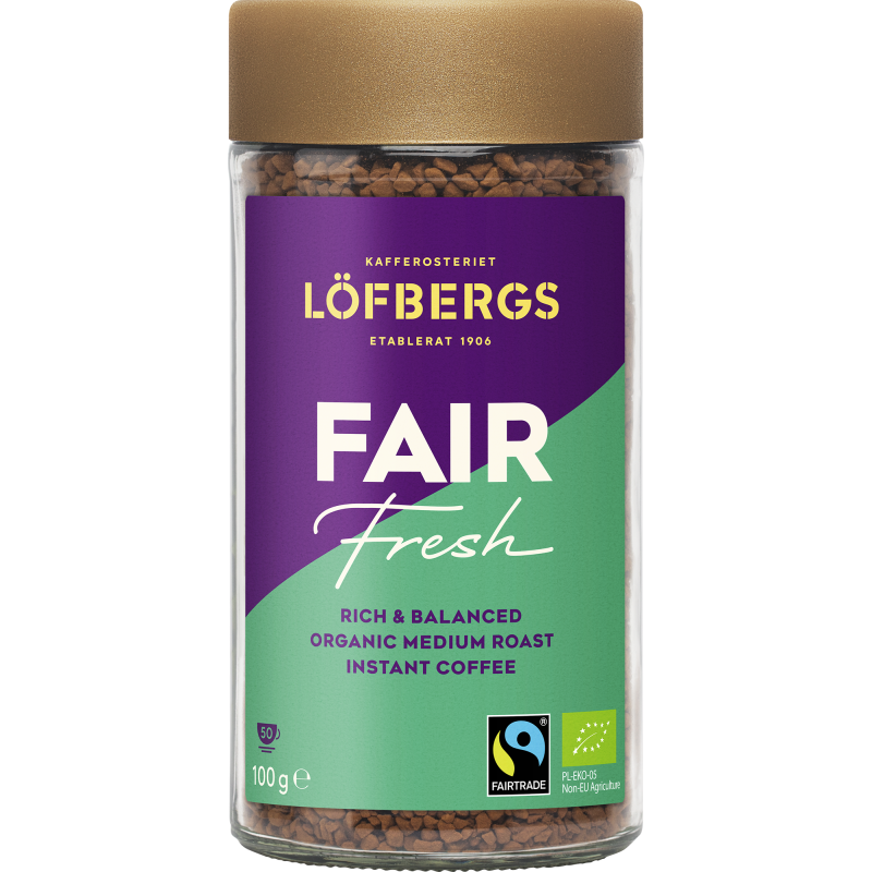 Pikakahvi Löfbergs 100 g Fair Fresh Instant