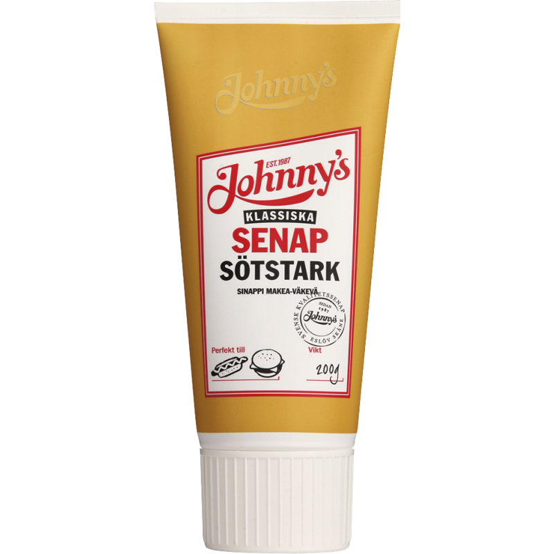 Sinappi Johnny's 200 g makea & väkevä