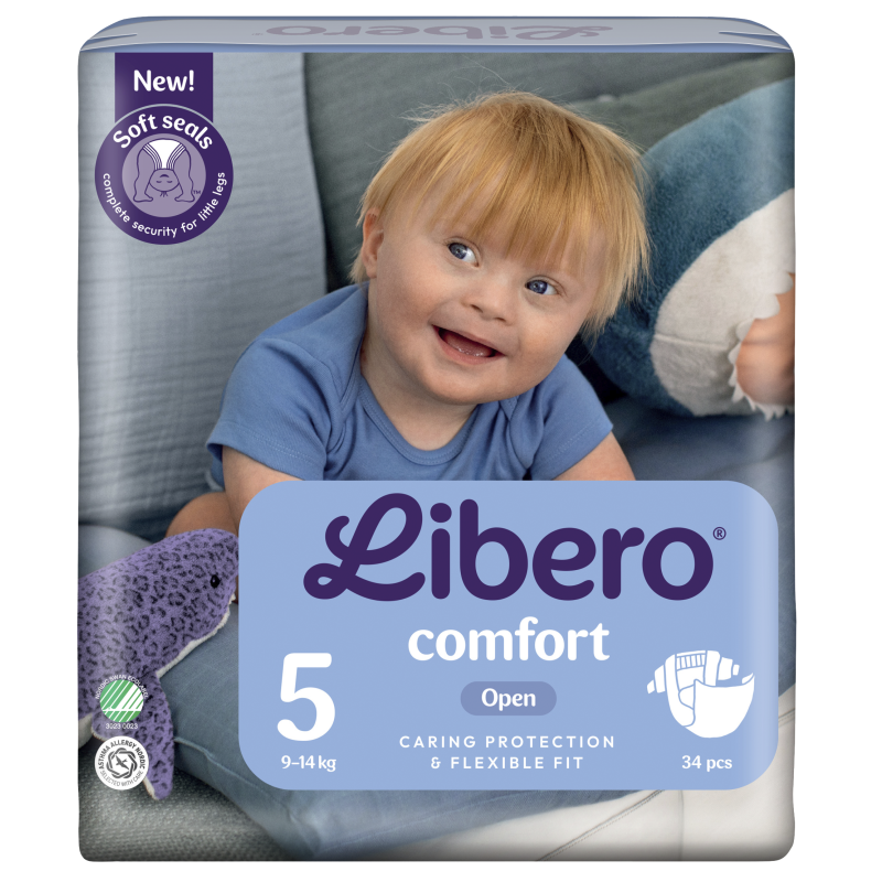 Teippivaippa Libero 34 kpl Comfort 5, 9-14 kg