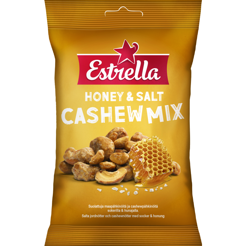 Cashew Mix Estrella 140 g Honey & Salt